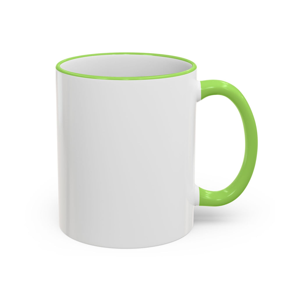 WATERMELON KIWI Accent Rim & Handle Mug (11oz, 15oz)