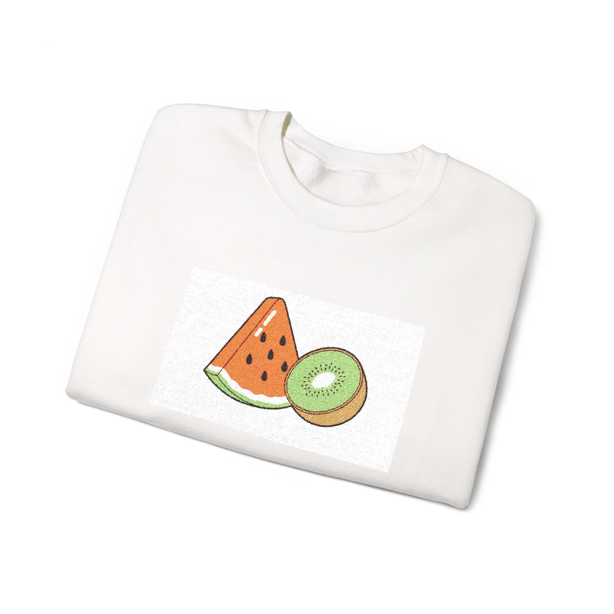 WATERMELON KIWI Unisex Heavy Blend Crewneck Sweatshirt