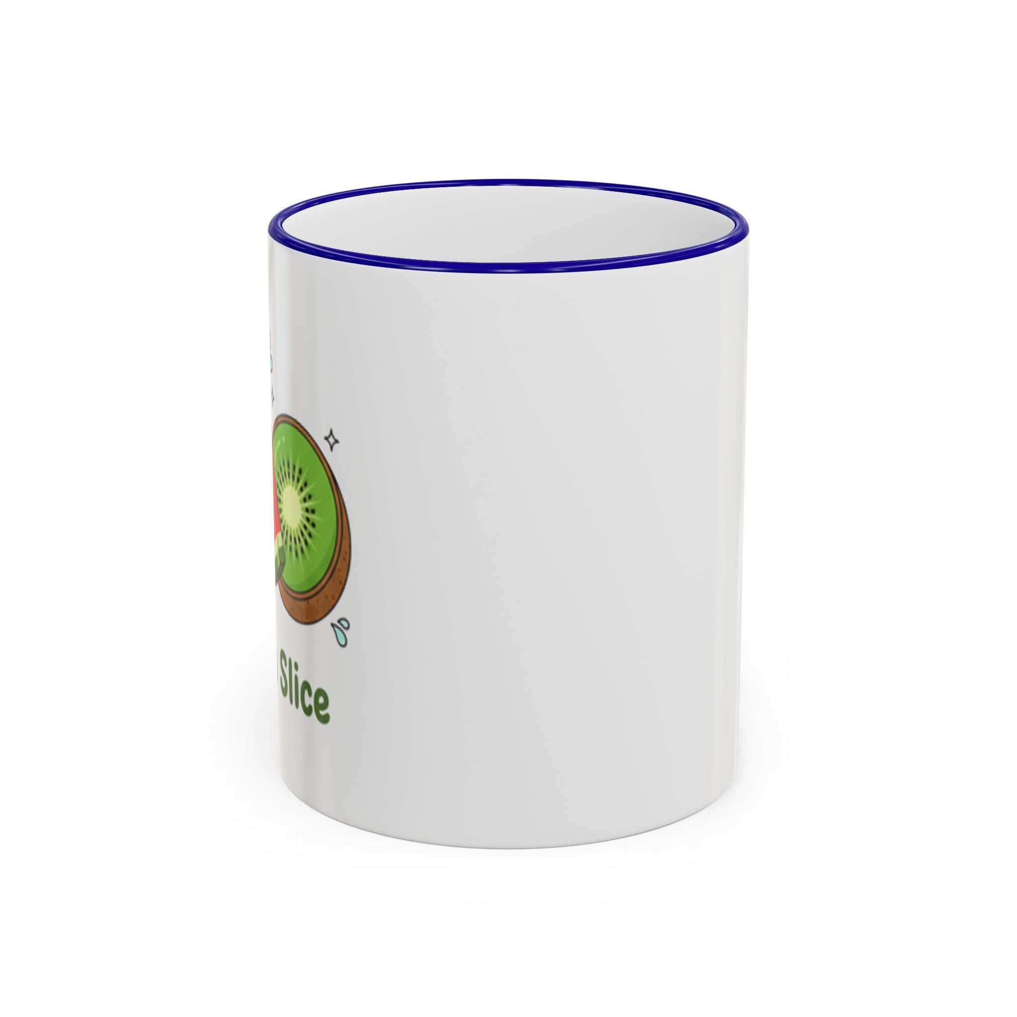 WATERMELON KIWI Accent Rim & Handle Mug (11oz, 15oz)