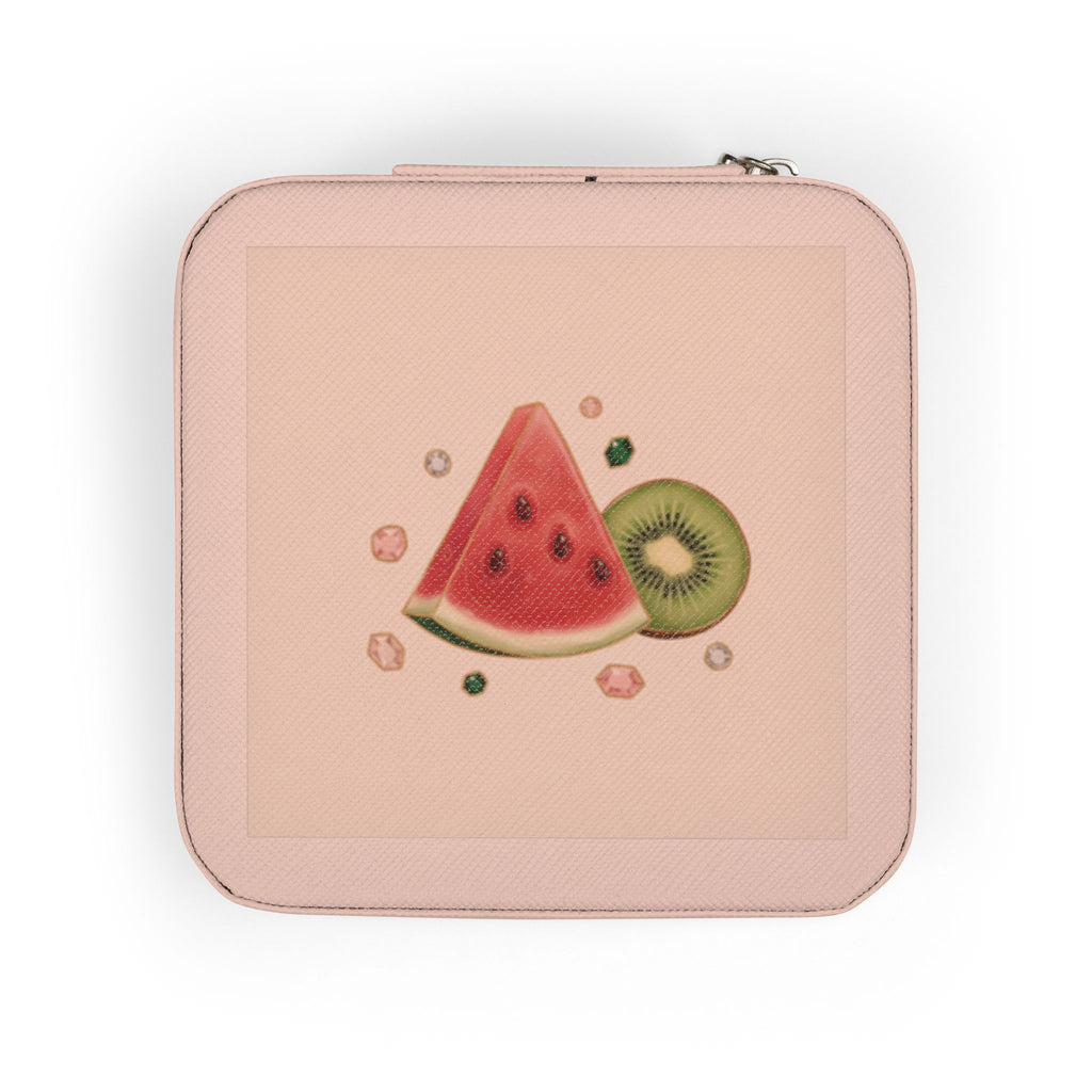 WATERMELON KIWI Jewelry Travel Case