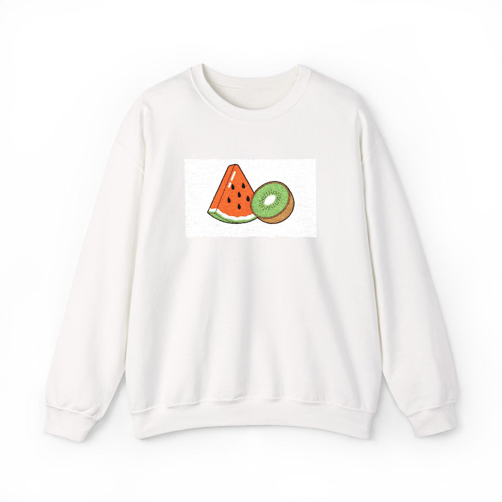 WATERMELON KIWI Unisex Heavy Blend Crewneck Sweatshirt